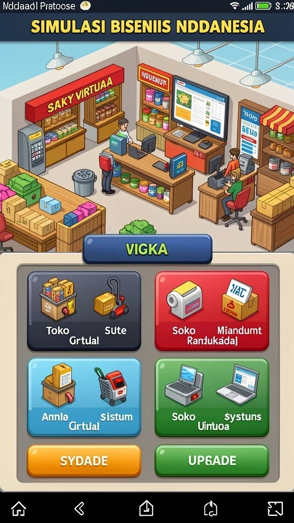 Antarmuka user-friendly yang menyenangkan.