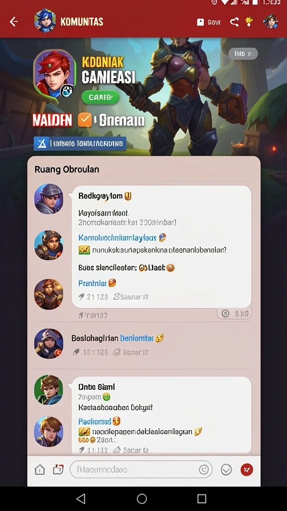 Tangkapan layar menunjukkan petualangan seru dalam game.