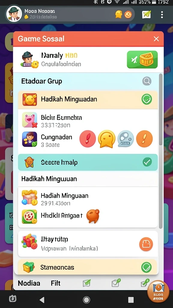 Tampilan antarmuka yang intuitif dan menarik.