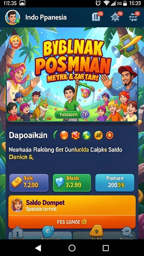 Mode permainan seru yang bisa dipilih.