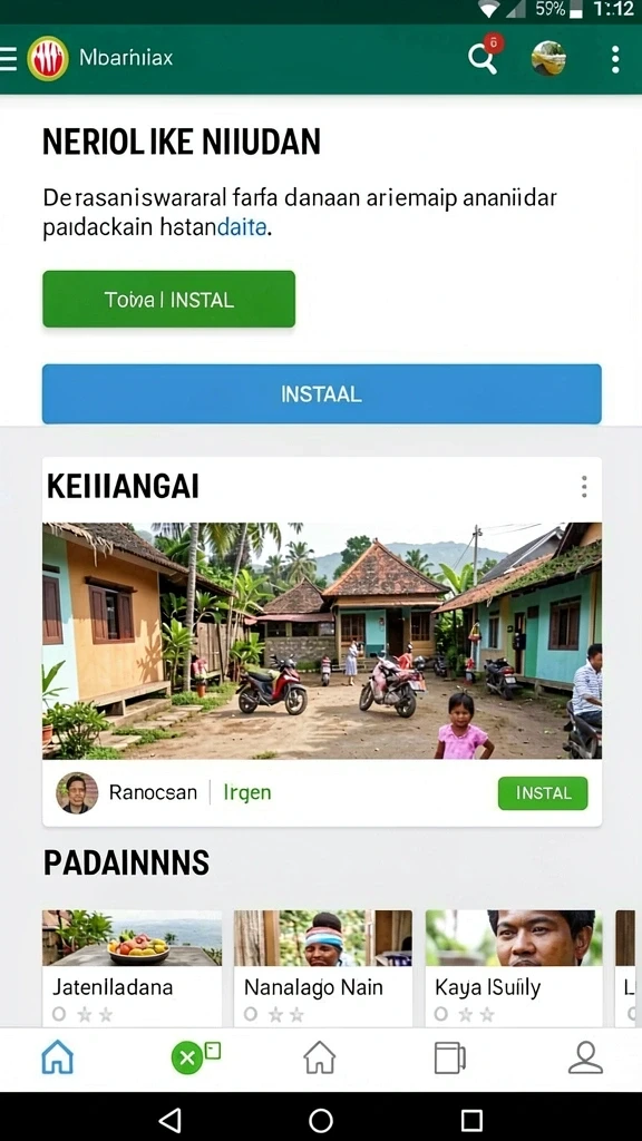Tampilan antarmuka yang menarik dan intuitif.