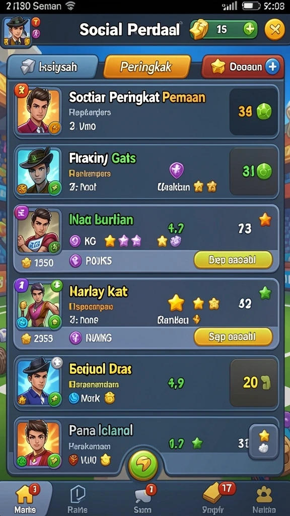 Tampilan karakter utama dalam game DELTA575.