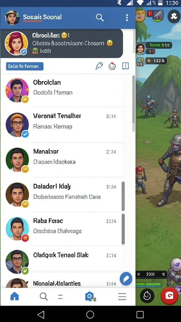 Pengalaman bermain yang seru dengan banyak tantangan.