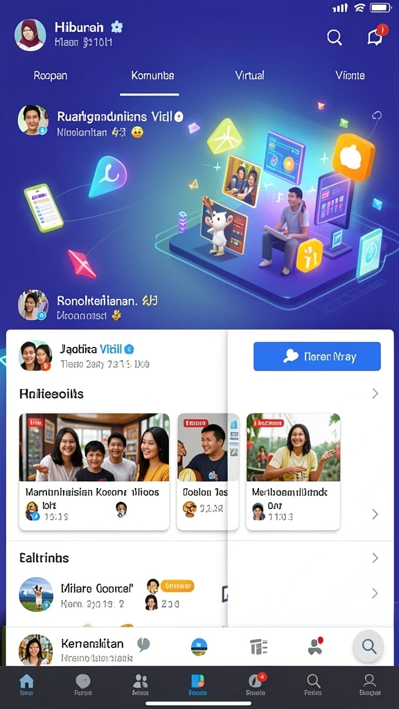 Gameplay yang seru dengan banyak pilihan permainan.