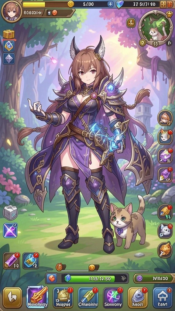 Screenshot dari reward yang didapat setelah menyelesaikan level.