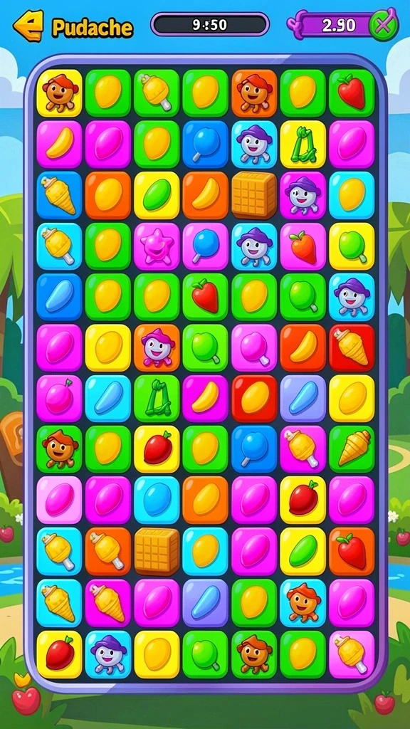 Screenshot menunjukkan tampilan utama permainan slot yang menarik.