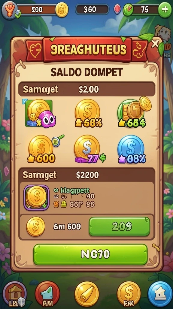 Tangkapan layar dari event kompetisi dalam game.
