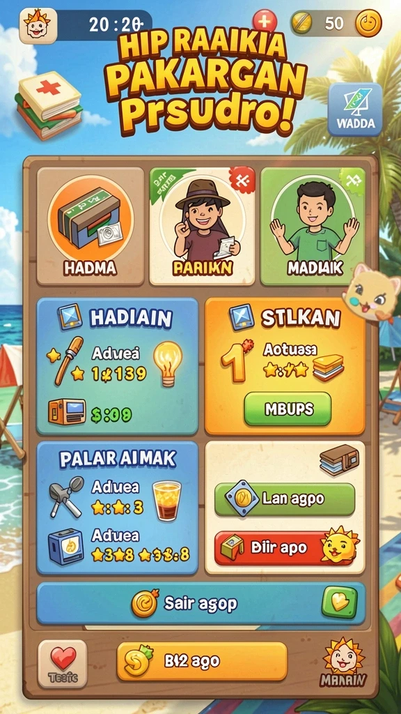 Tampilan antarmuka yang menarik dan modern.