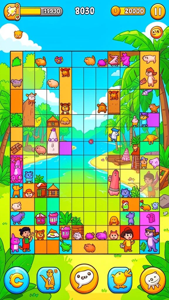 Ilustrasi gameplay yang menunjukkan aksi seru di dalam permainan.
