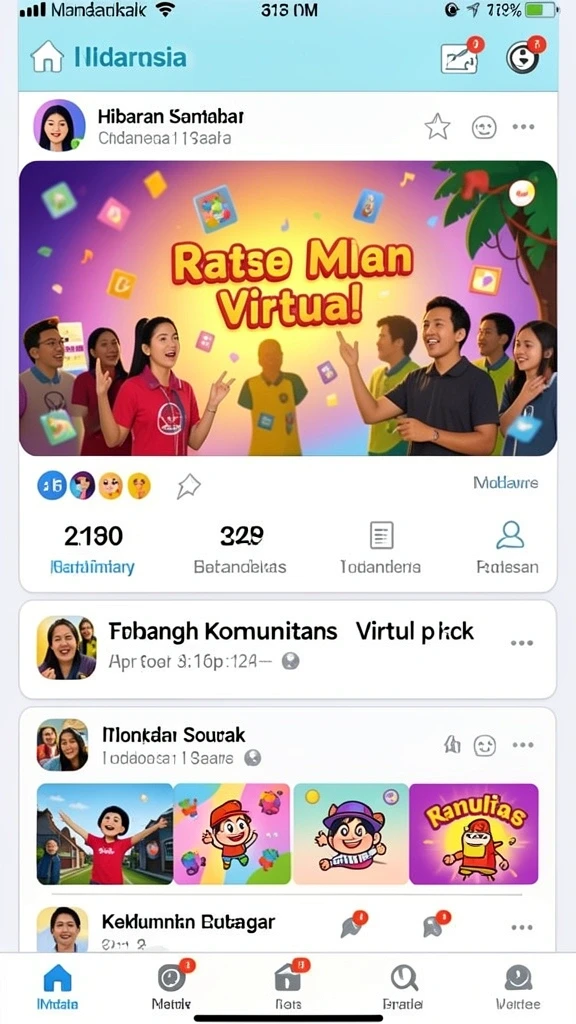 Tampilan antarmuka yang ramah pengguna.