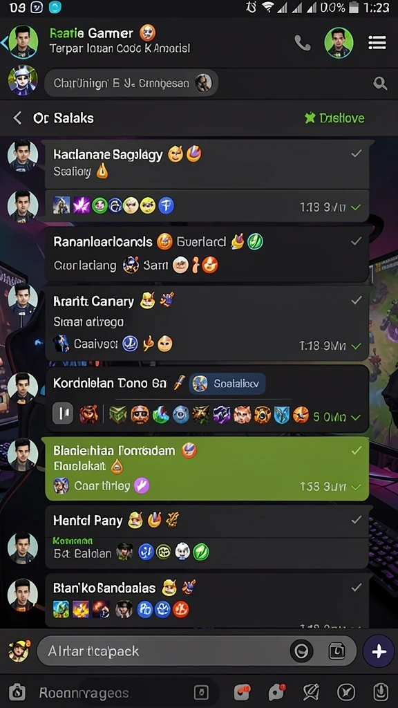 Tampilan awal permainan yang memukau.