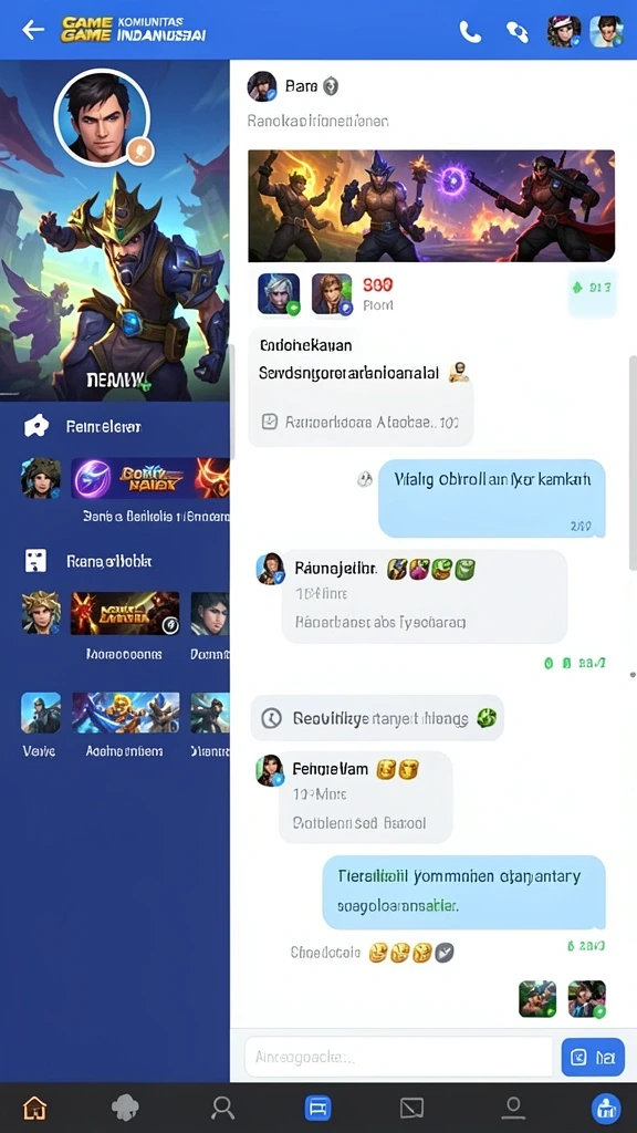 Tampilan grafis yang menarik dan modern.