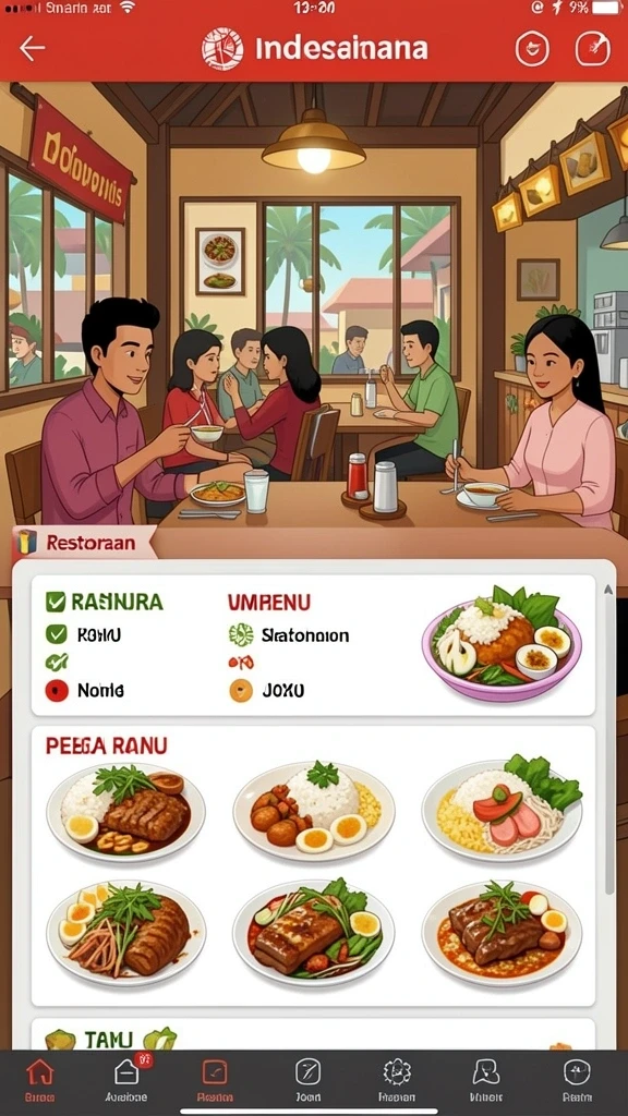 Tampilan antarmuka yang menarik dan intuitif.