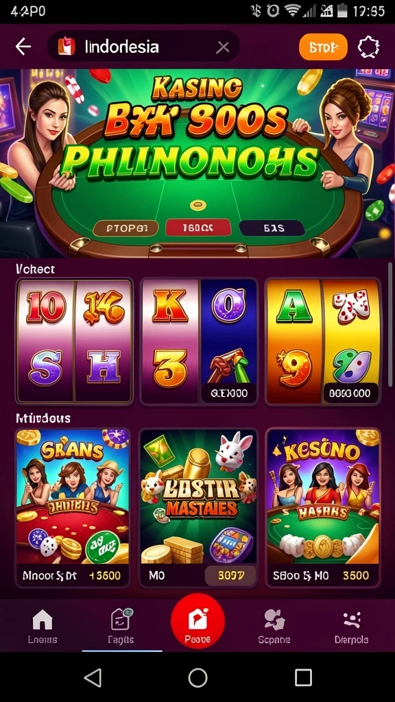 Beragam pilihan permainan judi online yang seru.