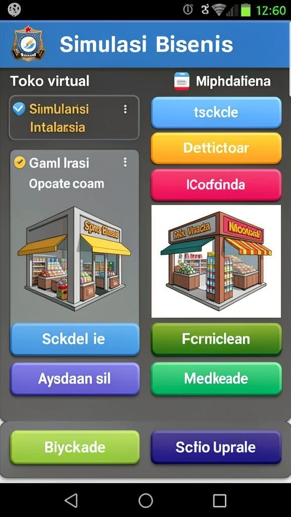 Tampilan antarmuka yang menarik dan modern.