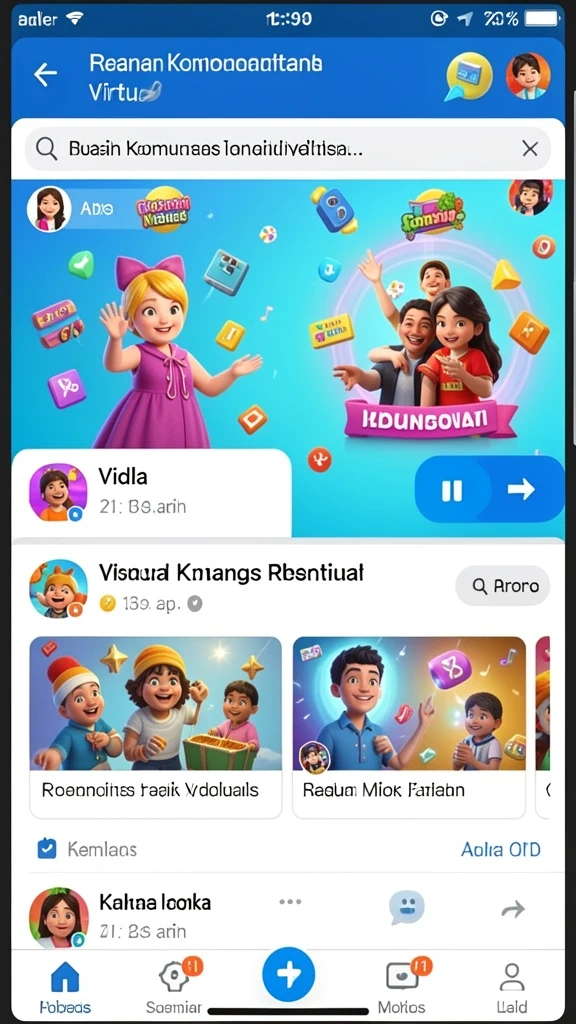 Fitur permainan yang interaktif dan menarik.
