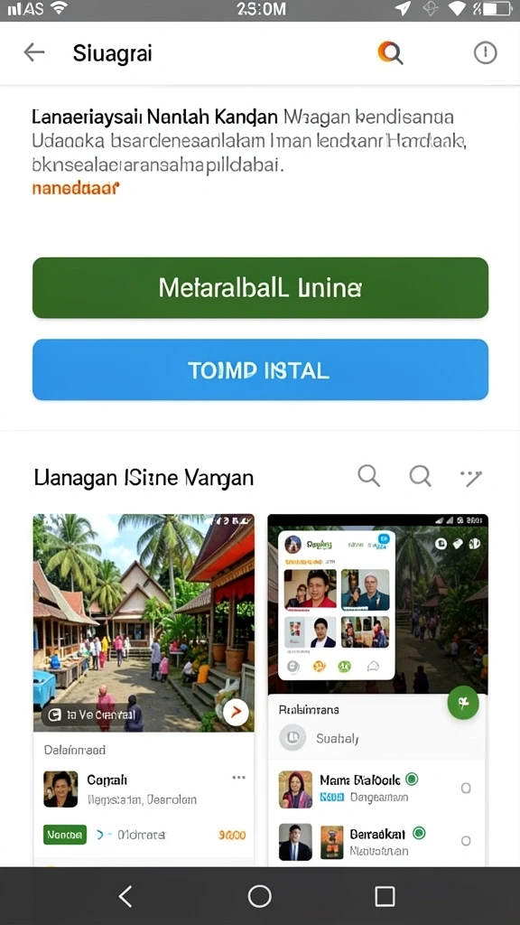 Tampilan antarmuka yang ramah pengguna.