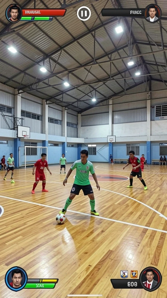 Tangkapan layar menampilkan dunia fantastis dalam PETIRRP.