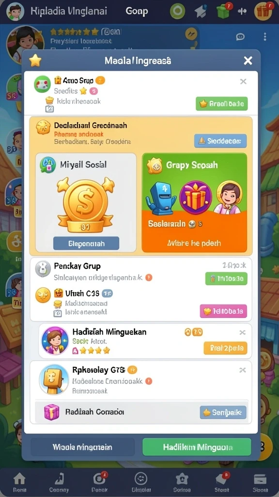 Tampilan antarmuka pengguna yang menarik dan intuitif.
