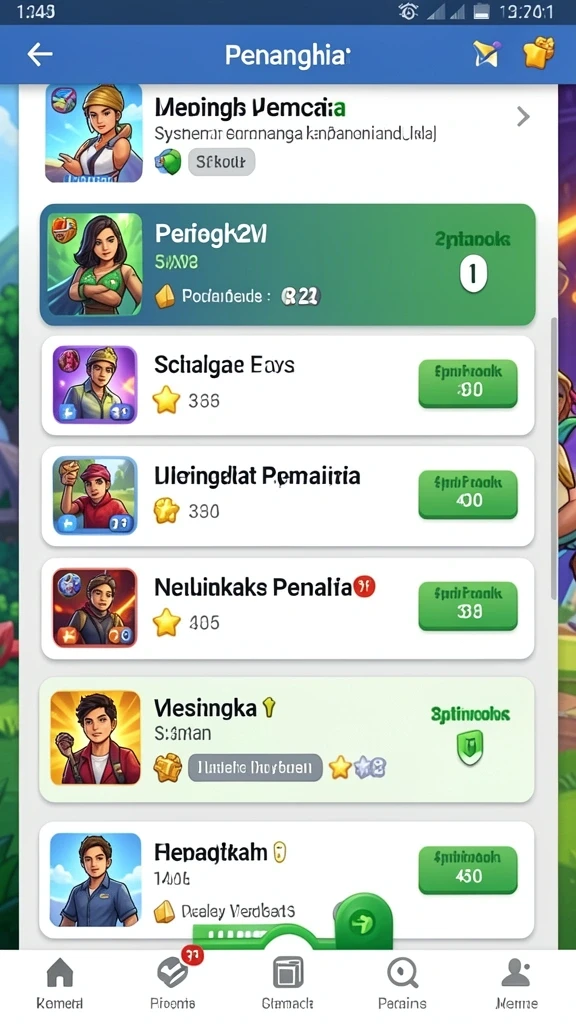 Variasi permainan menarik untuk semua jenis pemain.