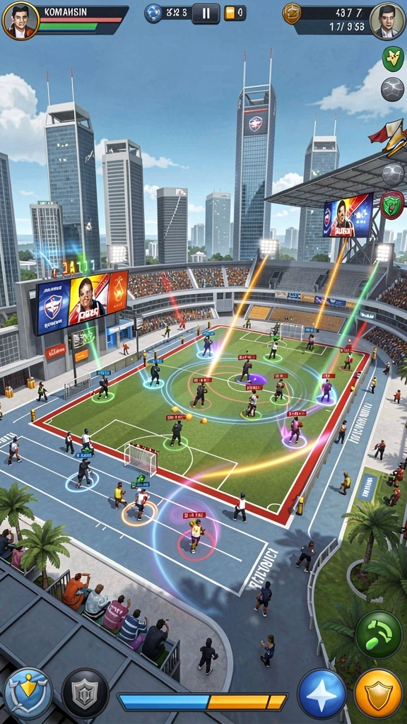Sistem turnamen yang menarik dan kompetitif.