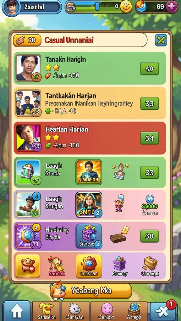 Varian permainan yang lengkap dan beragam.