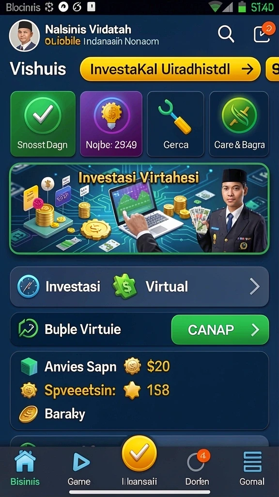 Fitur interaksi komunitas untuk saling berbagi momen permainan.