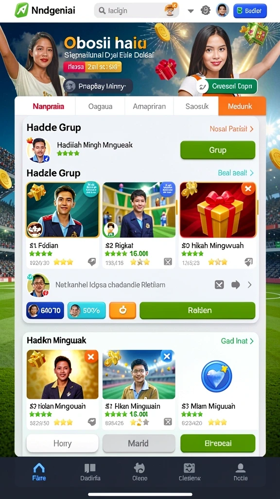Tampilan antarmuka yang menarik dan user-friendly.