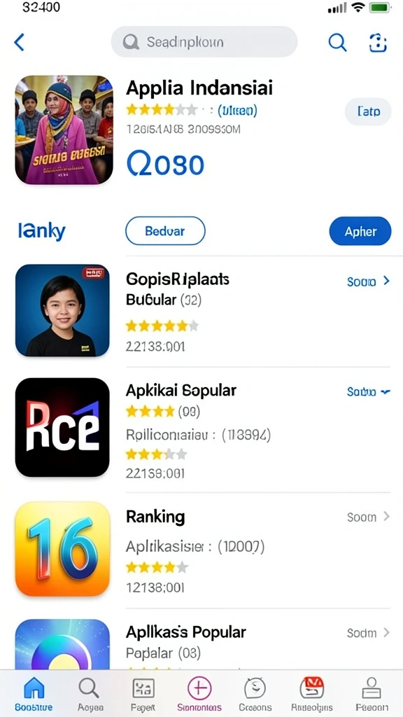 Variasi permainan yang menarik untuk semua usia.