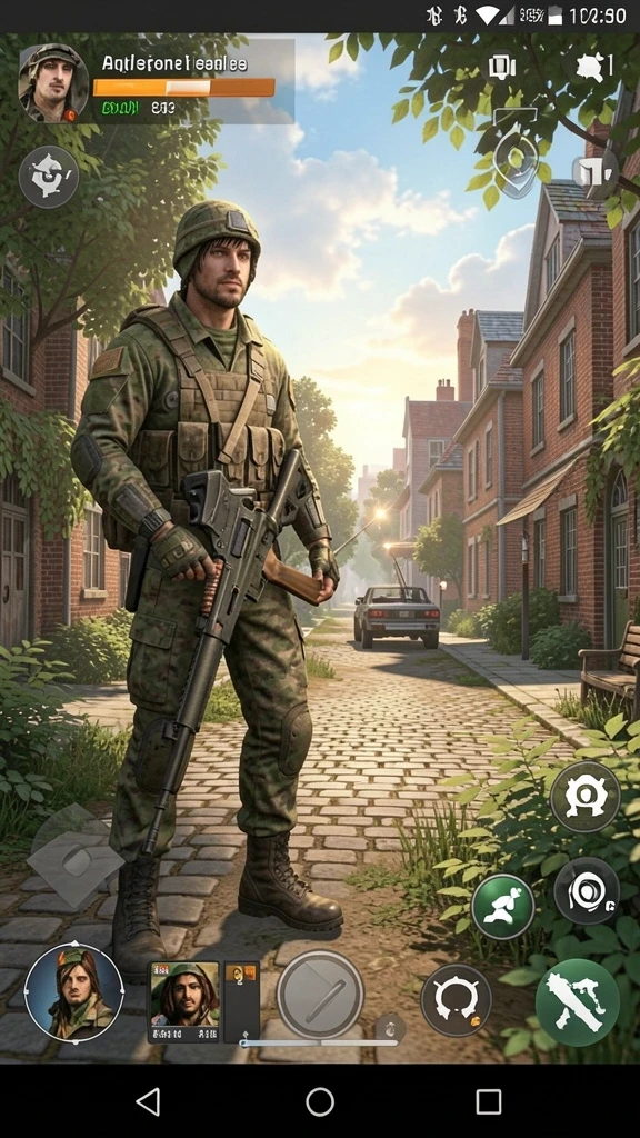 Tangkapan layar pertama menunjukkan pemandangan menakjubkan di dalam game.