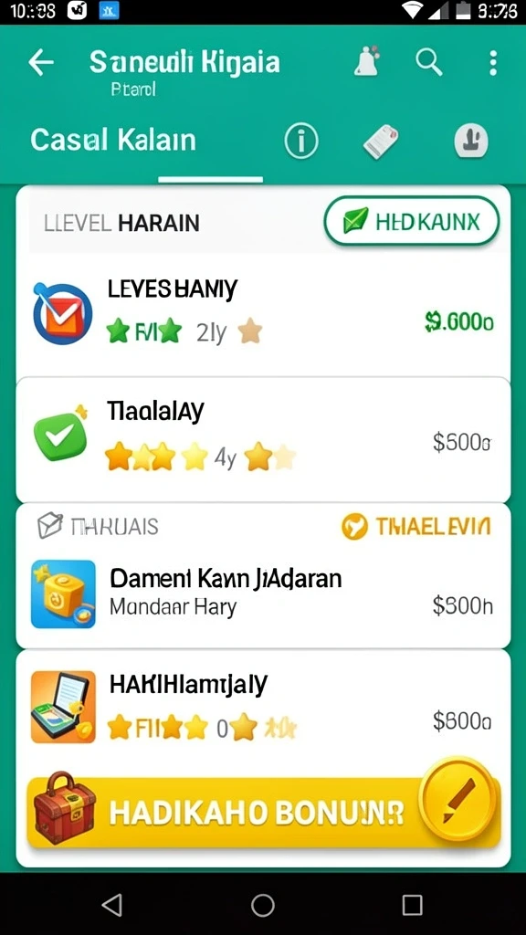 Tampilan antarmuka yang menarik dan mudah dinavigasi.